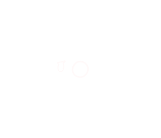 White outlined drawing of a round monster, with six arms, three eyes, two feet and two antennae