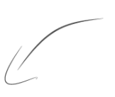 Arrow pointing south-west